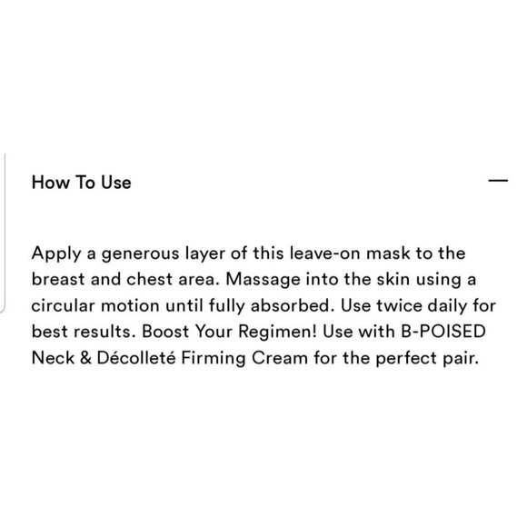 MAËLYS B Perky Lift & Firm Breast Mask 3.38 oz New In Box Large Size - Picture 9 of 9